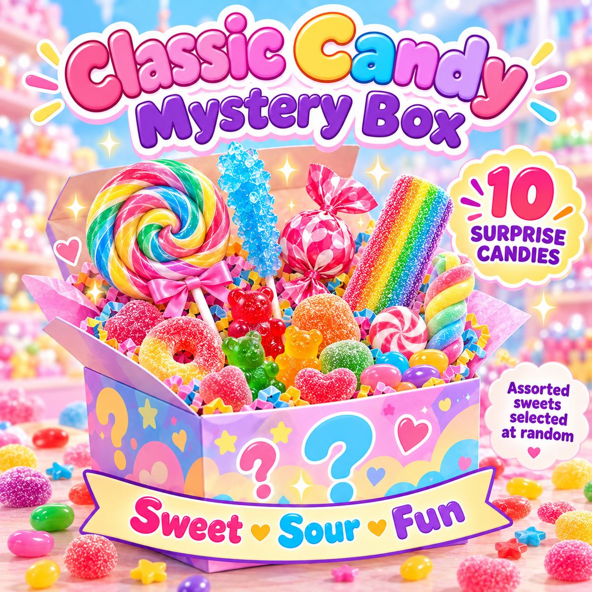 Candy Mystery Box – Sweet, Sour & Surprise Treats