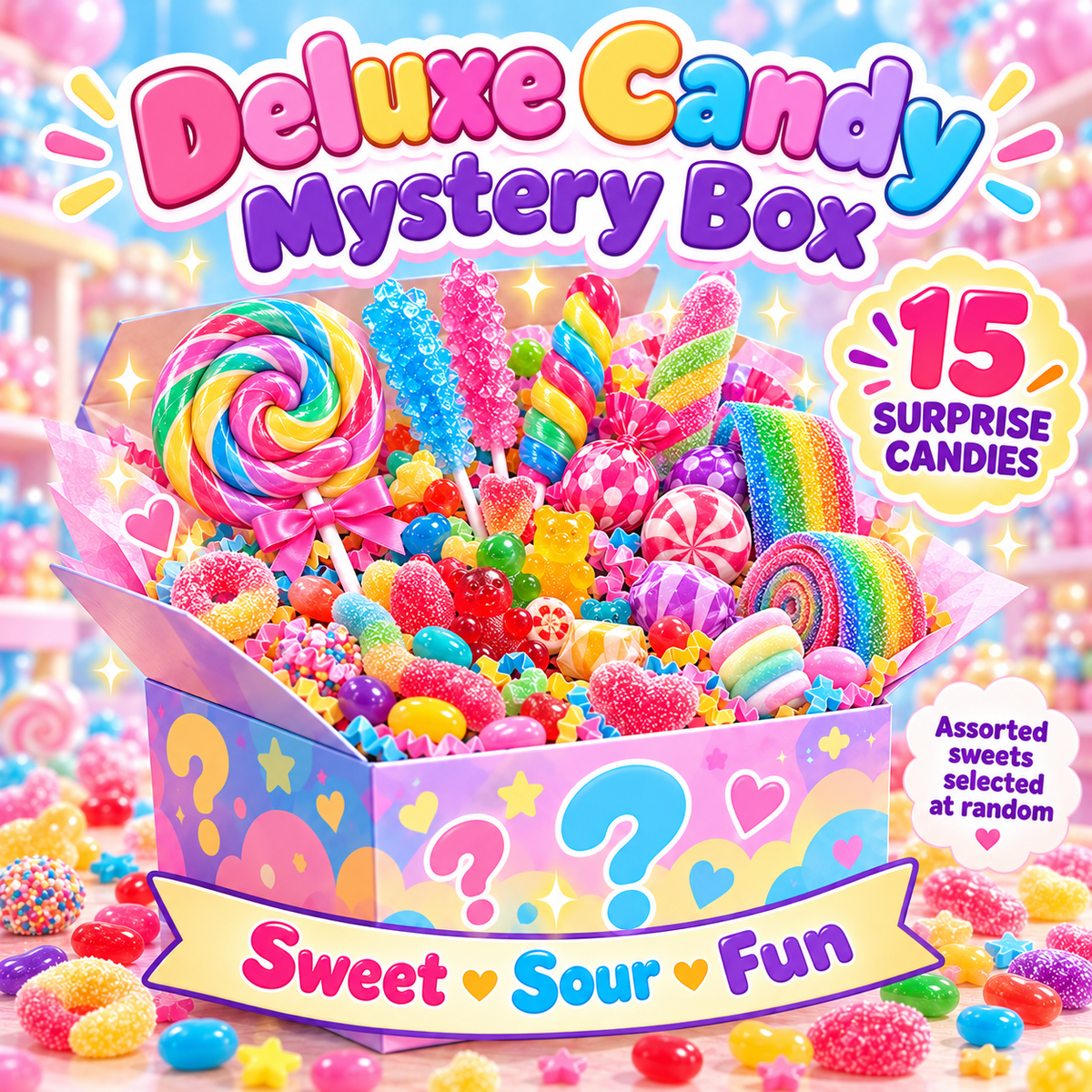 Candy Mystery Box – Sweet, Sour & Surprise Treats