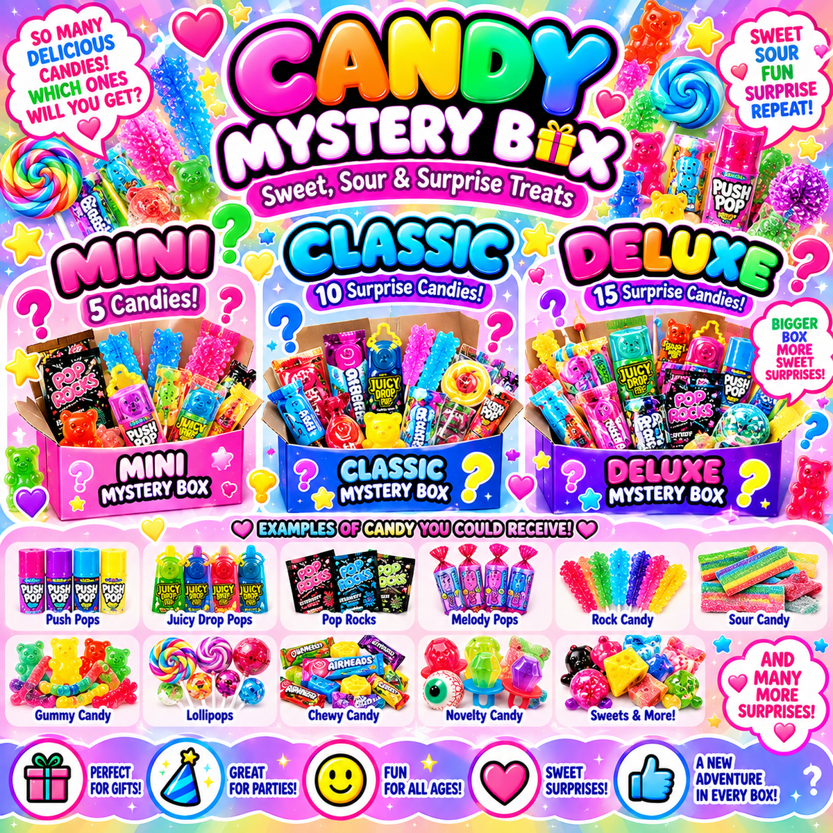 Candy Mystery Box – Sweet, Sour & Surprise Treats